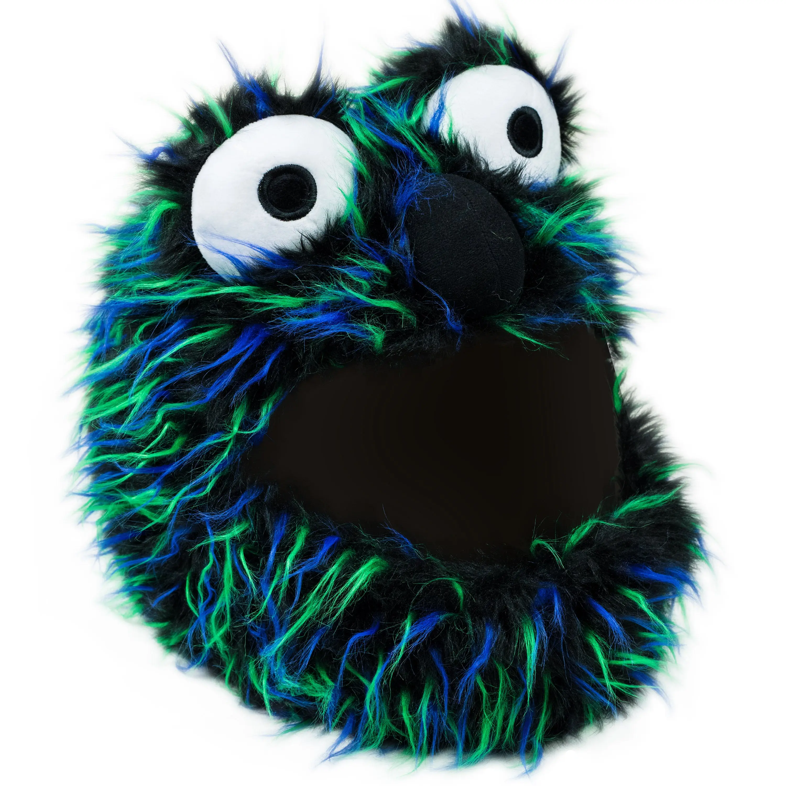 Motorcycle Helmet Cover - Black, Blue And Green