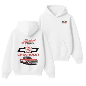 Heartbeat of America Hoodie, C10 Chevy Pickup Graphic Sweatshirt, Retro Chevrolet Truck Hoodie for Classic Car Lovers