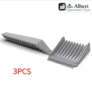 3PCS Professional Barber Clipper Comb Set Fade Comb Flat Top Comb Hair Cutting Guide Styling Comb