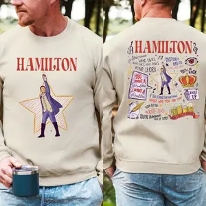 Hamilton Musical Quote Two Sides Shirt, Lin Manuel Miranda Inspired, Revolutionary American Musical Shirt, Unisex Sweater Pullover Tee