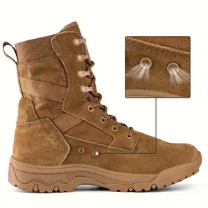 2025 Men's Shoes Daily  for Gentlemen [8 Inch Breathable Hiking Boots] Men'S 8 Inch Breathable Lightweight Non-slip Mid-cut Boots Outdoor Leisure Hiking and Mountaineering Travel Boots