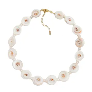 Adriana Pappas Designs Spiral Shell Necklace