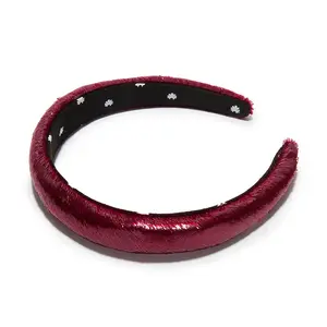 TAPESTRY RED CHARLOTTE LIQUID VELVET HEADBAND