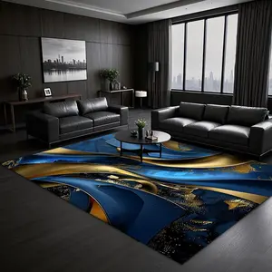 Abstract Art Pattern Carpet, Modern Universal Area Rug, Non-slip Soft Floor Mat for Home Living Room Bedroom Decor