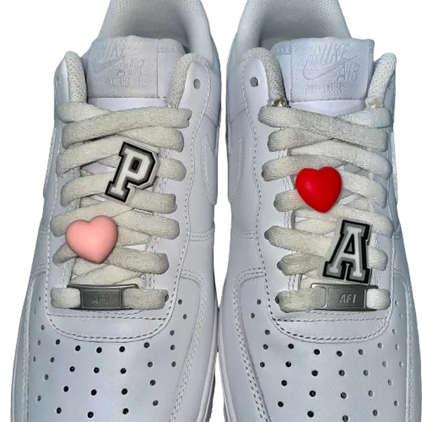 Couples Heart and Letter | Clip-on Charms