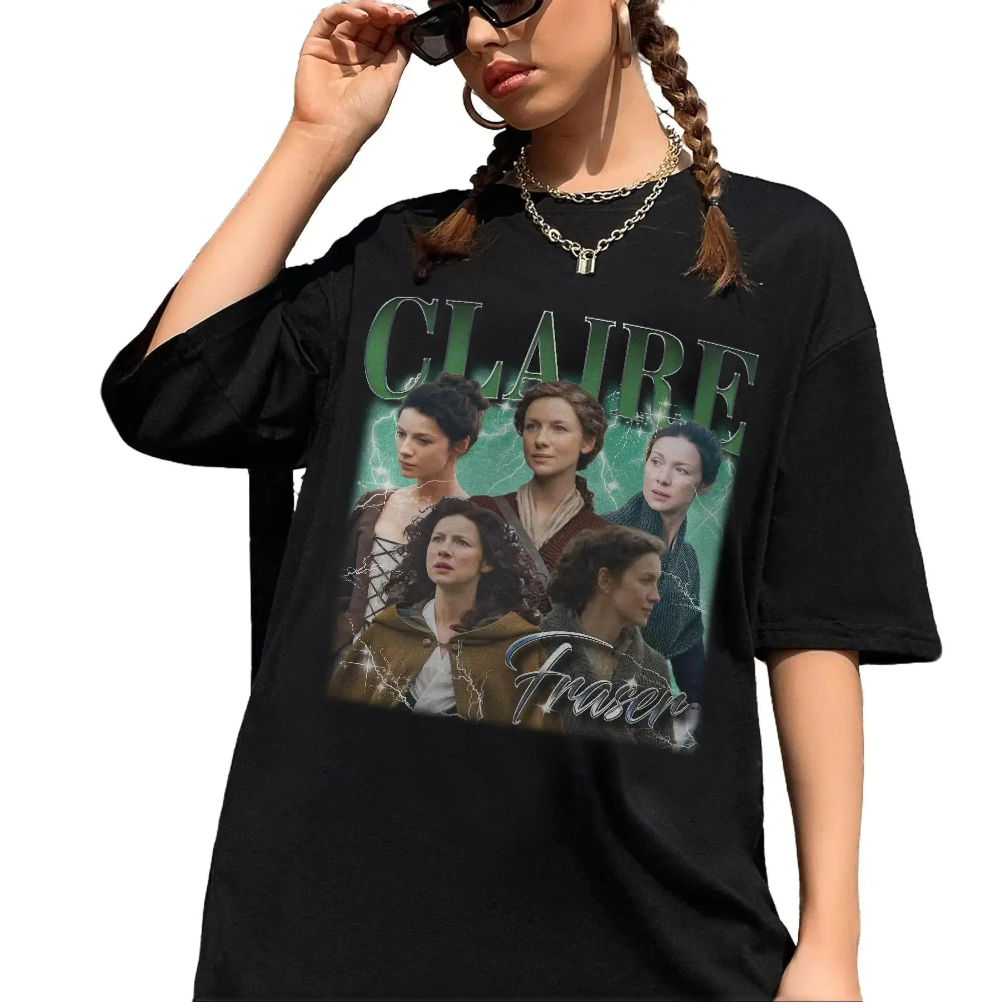 Personalize Limited Claire Fraser Outlander Vintage T-Shirt, Gift For Women and Man Unisex T-Shirt