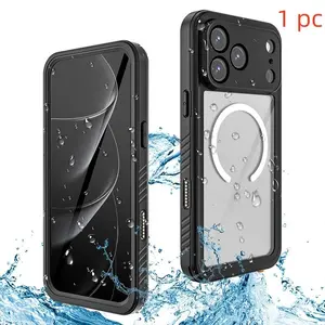Waterproof Magnetic Protective Phone Case for iPhone 17 Series, Shockproof Full Body Protection with a Screen & Camera Film, Dust-Proof Cover