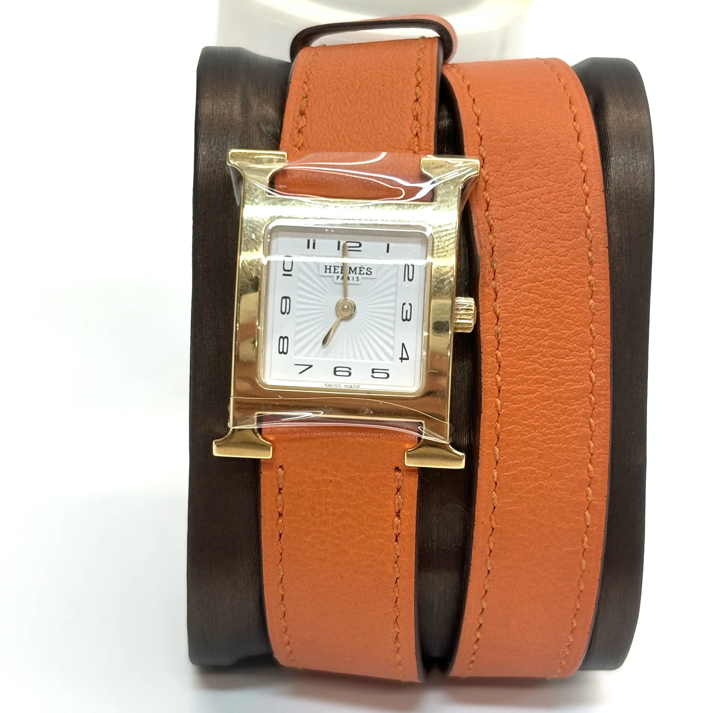 Hermès HeureH Two-Tone Quartz Watch 21mm N 23387536