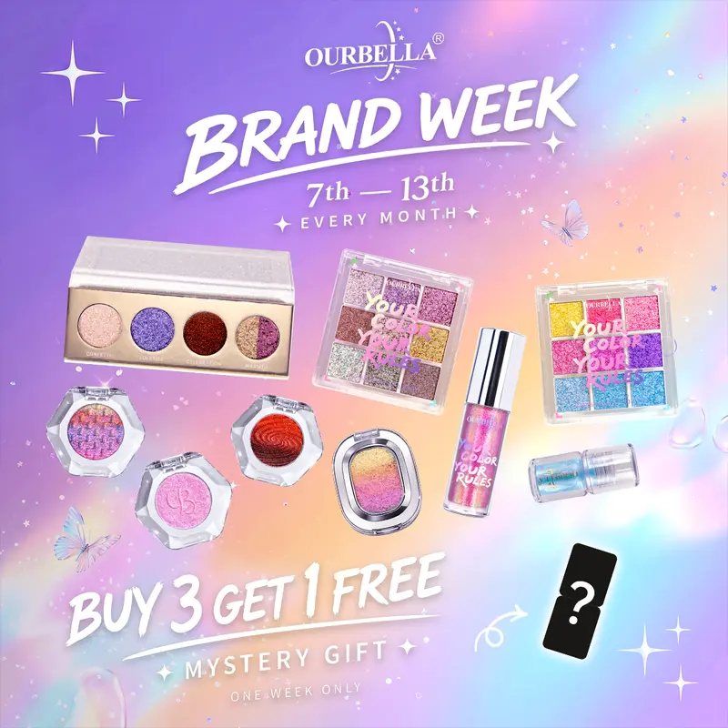 [SUNLIT RESTOCK]Ourbella holographic Ultra-Glitter Hydrating Lip Gloss, Smooth Glossy Lip Oil, Moisturizing Lip Care, High Shine Lip Gloss, Shimmering, Long-lasting Lipstick,TikTokShopblackfriday