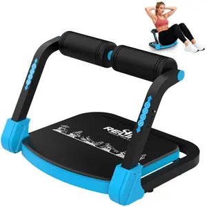RELIFE REBUILD YOUR LIFE Sit Up Exercise Equipment Adjustable Core Training Machine with Auto-Rebound Function Foldable Portable Fitness Gear for Home Gym Use
