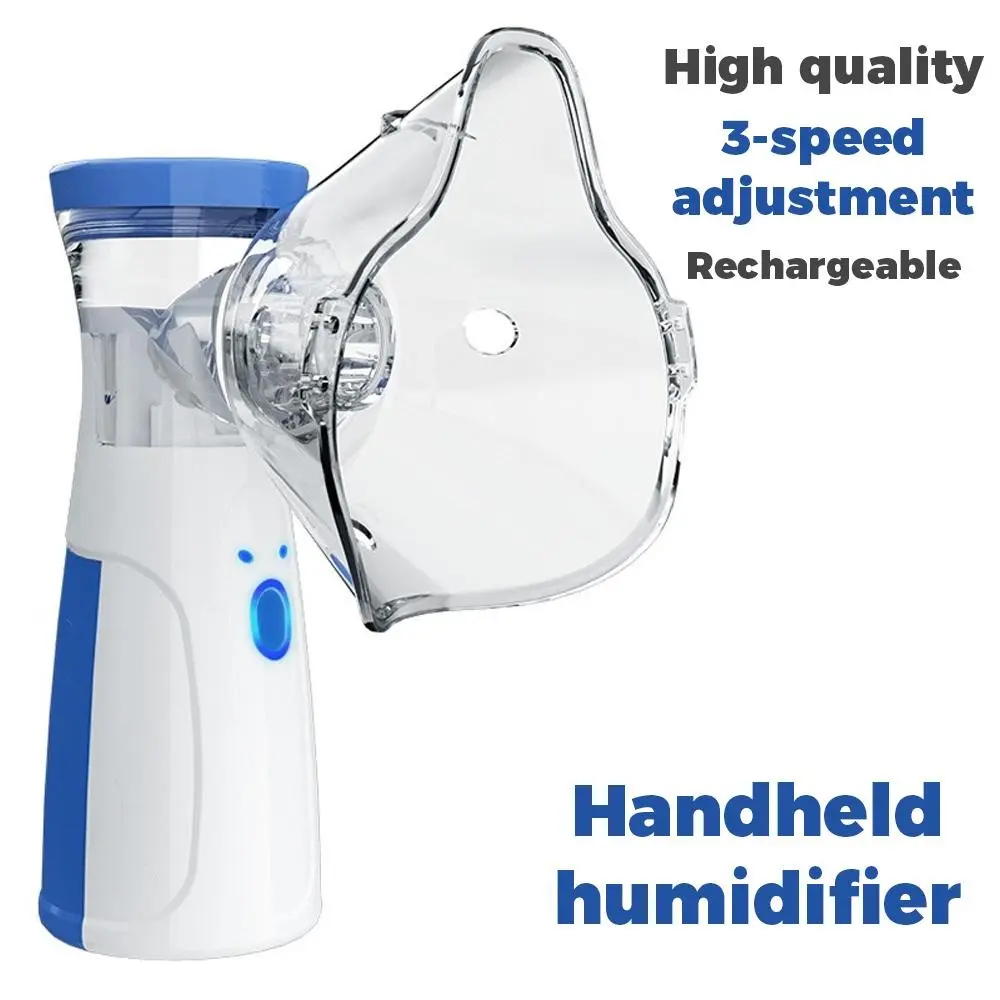 Portable Smart Humidifier | Auto-Cleaning & Dual Modes | Rechargeable Handheld Design for Home & Travel | Professional Respiratory Care for Adults & Kids