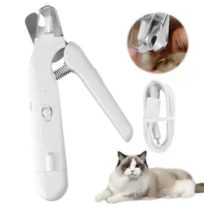 Pet nail grinder, multifunctional dog nailtrimmerand cat nail trimmer kit, ultra quietelectric petnail grinder, rechargeable, suitable fortrimmingsmall and large dogs, with a 4-hourbattery life pet hair