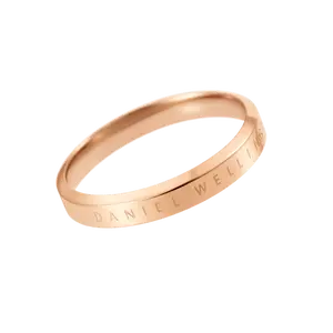 Daniel Wellington Classic Rose Gold-Tone Ring - Size 48 DW00400015