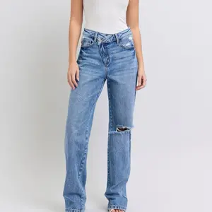 Judy Blue High Waist Rigid Magic Criss-Cross Dad Jean