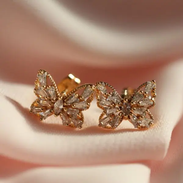 Lina Butterfly Stud Earrings