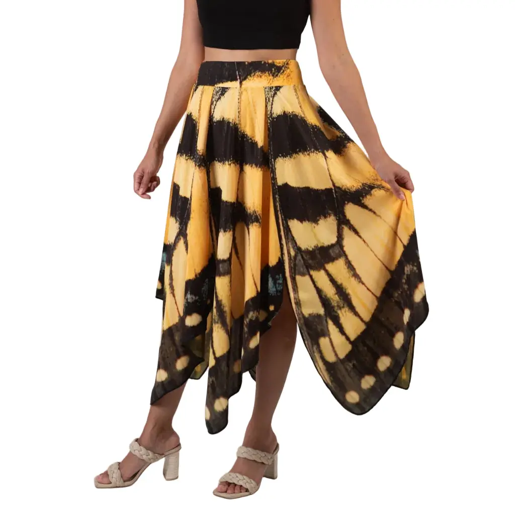 Yellow Swallowtail Butterfly Skirt