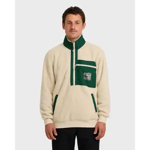 Salinity Now Boundary Mock Neck Sweatshirt - Chino