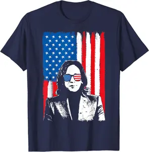 Kamala Harris Democratic American VINTAGE TEE Unisex T-Shirt Hoodie Sweatshirt Tank Top