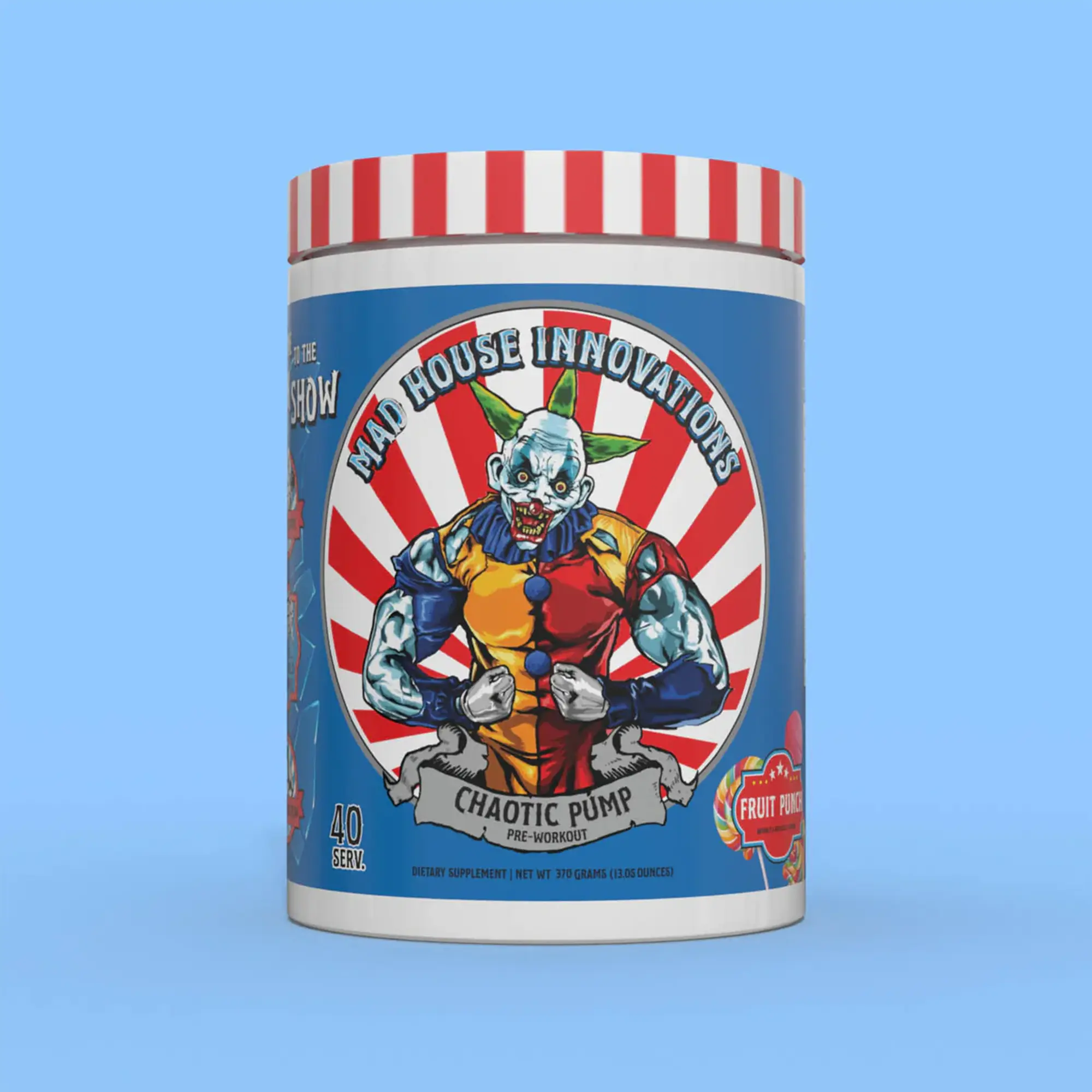 Mad House Innovations Chaotic Pump - Stimulant Free Pre-Workout (20 Servings) Fitness Healthcare