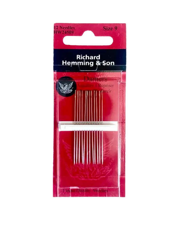 Richard Hemming & Son -- Hand Sewing Needles -- Darners --- Size 9