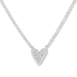 Sweetheart - CZ Heart Necklace