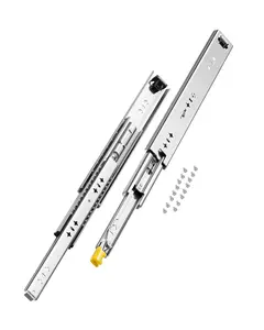 VEVOR Set of 2 Drawer Rails, Summervibes,Summervibes, Sizes Ranging from 16 to 60 inches, 250 lbs Weight Limit, Lockable Drawer Rails, Ball Bearing Side Mount Drawer Slide Rail