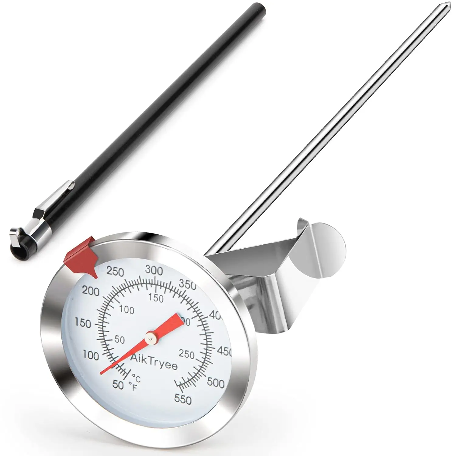 Candy Thermometer Cooking Thermometer with Instant Read Dial Meat Thermometer for Cooking Candy Deep Fry Oven by