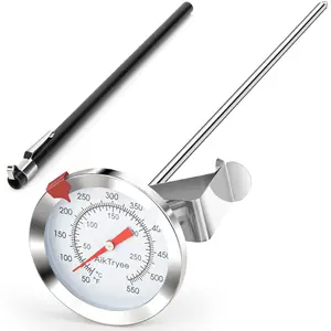 Candy Thermometer Cooking Thermometer with Instant Read Dial Meat Thermometer for Cooking Candy Deep Fry Oven by