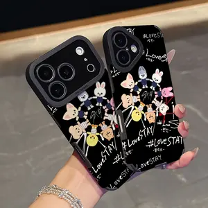 Koop S-Strays Skzoos Phone Case, Compatible with iPhone Models 17 to 11, Soft Tpu Material, Durable Protection Design