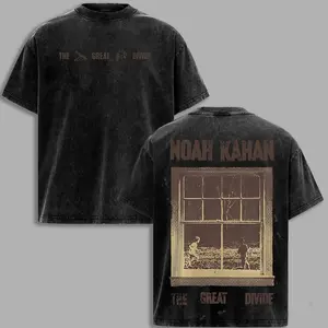 Noah Kahan The Great Divide Vintage Shirt  Indie Folk Minimal Graphic Tee  Washed Streetwear, noahkahan, thegreatdivide, indiefolk, washedtee, indievibes TPS5T
