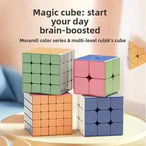 Morandi macaron, third-order Rubik's Cube toy, class boredom, artifact, Internet celebrity pyramid 245, puzzle early education