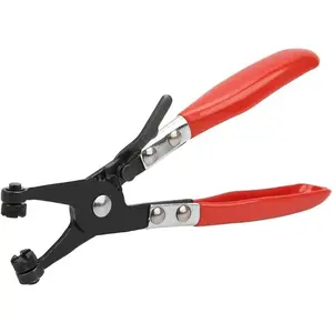 Spring Hose Clamps & Manual Pliers, Zinc Plated Gas Water Hose Clamp with Manual Pliers, Multipurpose Metaling Tools Assortment Kit, Heavy Duty, Hardware, Industrial, Snap Ring Pliers