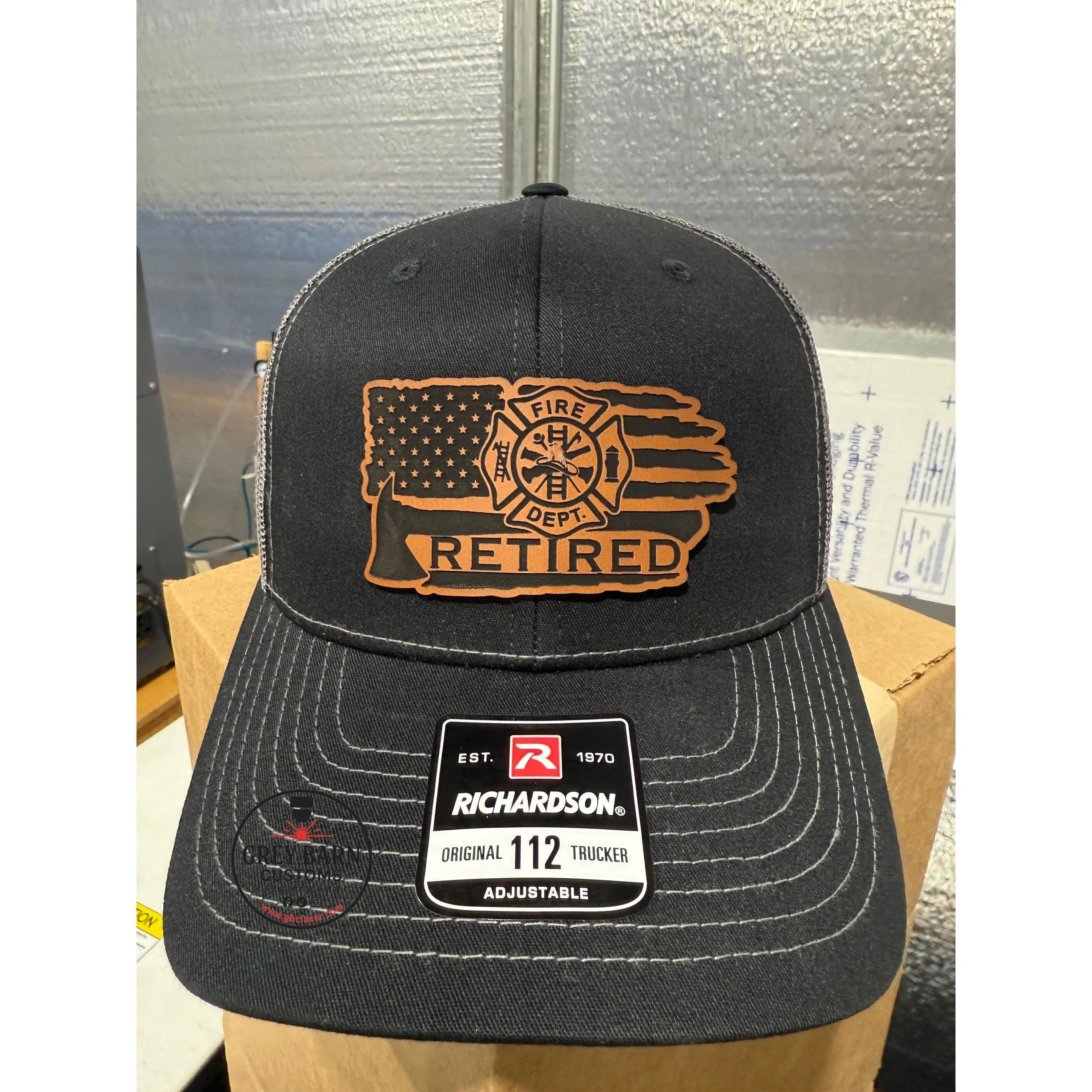 Firefighters, firefighter retired, fireman retired, hat