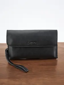 Kaiduch Anti-Scratch Handbag, Lightweight Business Style, Fits Phone Card Key, Dual Mode Wrist Strap & Handle, Travel Organizer, Wallet Clutch