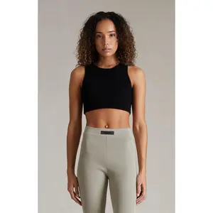 Fear of God ESSENTIALS Men's Women's Jet Black Sport Tank Top