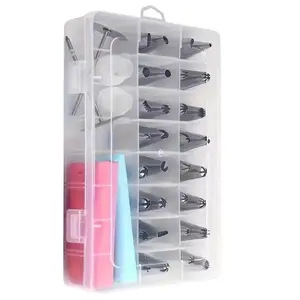 Cake Decorating Tool Set, Pastry Decorating Tools, 38pcs/set Cake Decorating Tool with Storage Box, Baking Tool Set for Home Kitchen Baking House