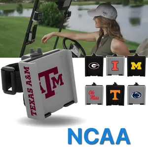 Collegiate Phone Caddy - Adjustable Cellphone Holder for Golf Carts