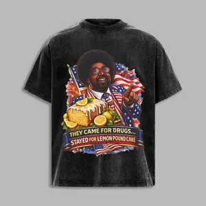 Afroman Lemon Pound Cake Graphic Tee – They Came For Drugs Stayed For Lemon Pound Cake Vintage Shirt, afroman, lemonpoundcake, popculture, unisexstyle, memeshirt