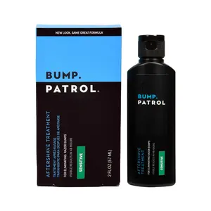 Bump Patrol Sensitive Strength Aftershave Formula - Gentle After Shave Solution for Men - Eliminates Razor Bumps & Ingrown Hairs - 2 Ounces