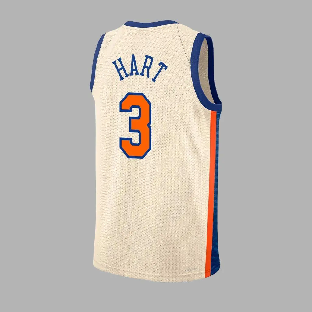 Josh Hart #3 Swingman Basketball Jersey 2026 Full Logo – Breathable Mesh Fan Jersey for Men & Women