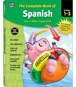 The Complete Book of Spanish, Grades 1 - 3 -- Thinking Kids - Paperback