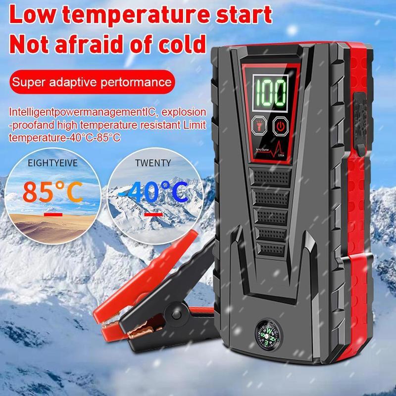 Car Battery Jumper Starter 99800mAh Car Jump Starter Booster Jumper Box Power Bank Battery Charger Portable, 5000A Peak Portable Jump Starter Box (Up to 6L Gas/4L Diesel Engines) for 12V Car Automobiles Lithium Battery Booster Pack with Power Bank Charger Car Battery Jumper Starter 99800mAh Car Jump Starter Booster Jumper Box Power Bank Battery Charger Portable, 5000A Peak Portable Jump Starter Box (Up to 6L Gas/4L Diesel Engines) for 12V Car Automobiles Lithium Battery Booster Pack with Power Bank Charger