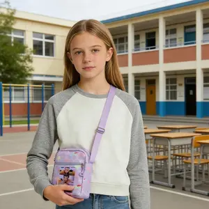 K Demon Hunter crossbody bag, adjustable with pockets, suitable for women, perfect for everyday wear and outings from school.