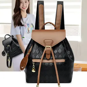 Women's Casual Multifunction Leather Backpack