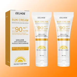 Sun Cream, 1 Box/2 Boxes Moisturizing Sun Cream, Refreshing and Non-greasy Sun Care Cream, Facial Skin Care Product for Women & Men, Body Care