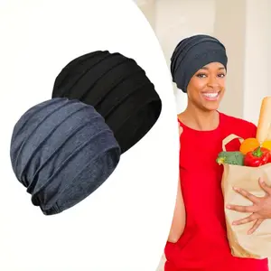 2 Pcs Cotton Slouchy Chemo Beanies for Women with Hair Loss Chemo Cap Headwear Chemotherapy Cap Beauty & Personal Care