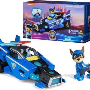 The Mighty Movie, Toy Car with Chase Mighty Pups Action Figure, Lights and Sounds, Kids Toys for Boys & Girls 3+