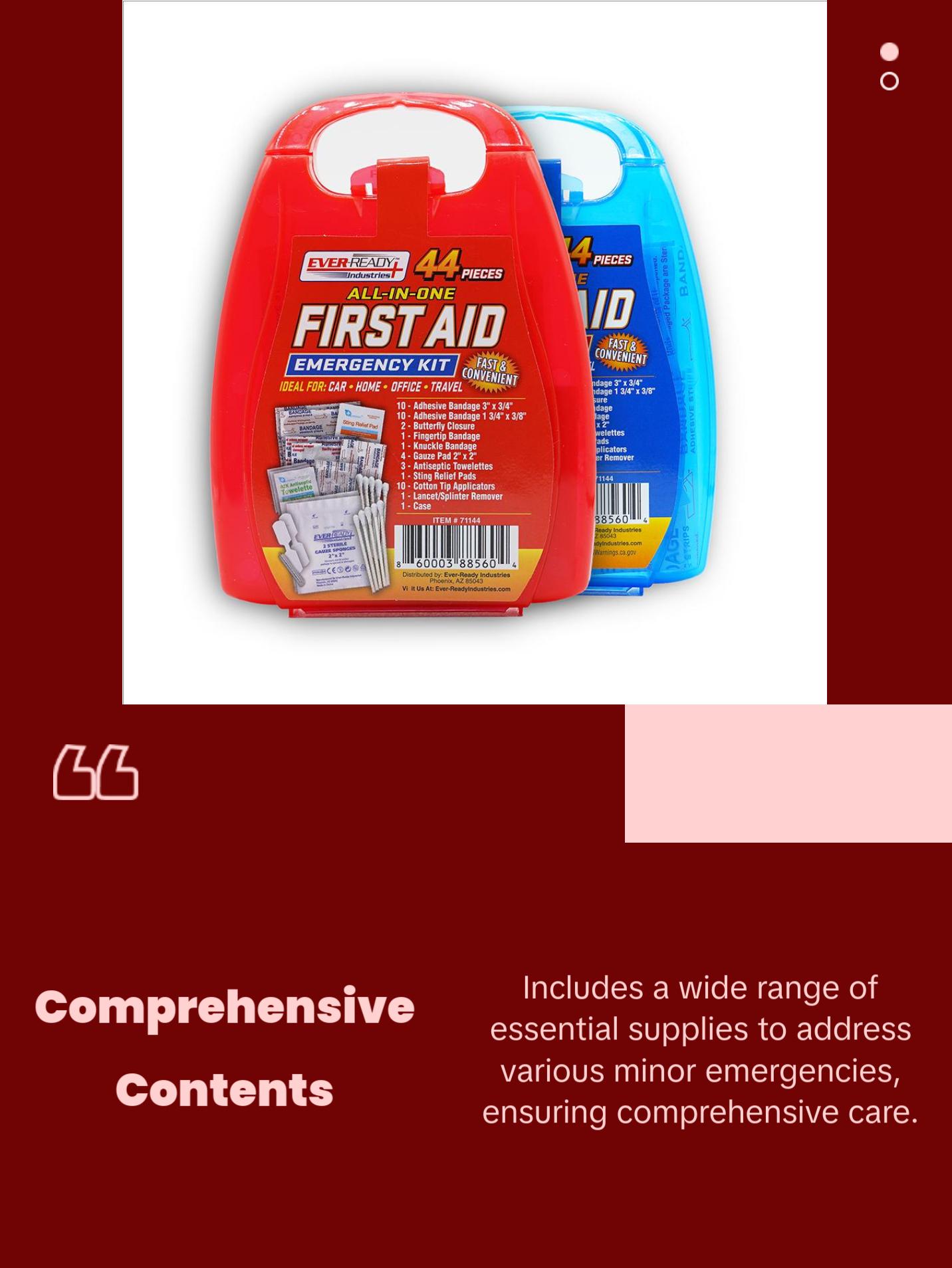 Mini First Aid Kit | Travel Size | Perfect for On The Go