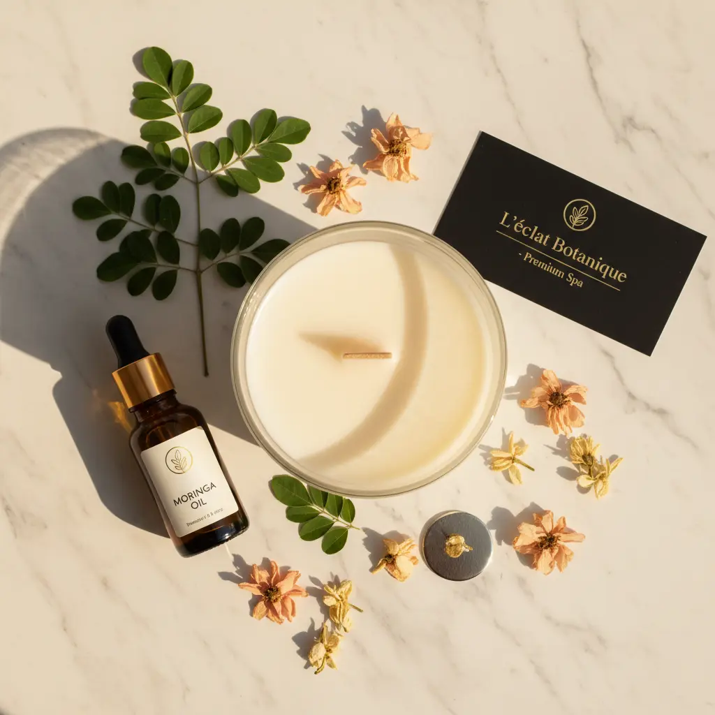Lotion Candle with Moringa Oil & Shea Butter, Moisturizing Body Care for Eczema & Cracked Heels, Cashmere Scent, Unisex Skin Care, Nourishing, Daily, Fragrance, Aromatherapy, Hydration, Calming, Single Item, Dual Function