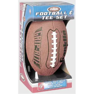 Franklin Sports Junior Official Grip-Rite PVC Football & Tee
